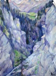 Ravine at Pians, 1921 (oil on canvas)