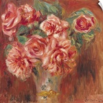 Roses in a Vase, c.1890 (oil on canvas)