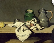 Still Life with a Kettle, c.1869 (oil on canvas)