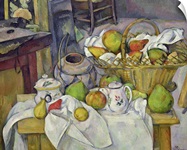 Still life with basket, 1888 90 (oil on canvas)