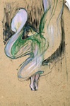 Study for Loie Fuller (1862 1928) at the Folies Bergeres, 1893 (oil on cardboard)