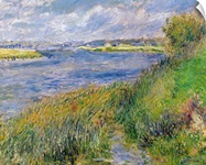 The Banks of the Seine, Champrosay, 1876 (oil on canvas)
