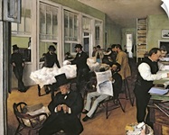 The Cotton Exchange, New Orleans, 1873 (oil on canvas)