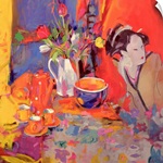 The Magical Table, 2002 (oil on canvas)