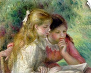 The Reading, c.1890 95 (oil on canvas) (see also 145689)