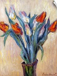 Tulips, 1885 (oil on canvas)