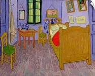 Van Goghs Bedroom at Arles, 1889 (oil on canvas)