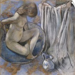 Woman in the Tub, 1884 (pastel on paper)