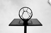 Basketball hoop.