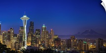 Image of Seattle Skyline in morning hours.