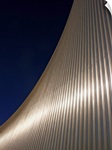 Steel profiled cladding construction.