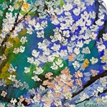 Sakura Oil Painting