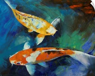 Sanke Koi Painting