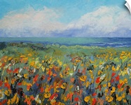 Wildflower Seascape