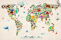 Animal World Map