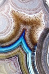 Geode with Bright Aqua Blue