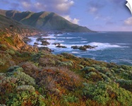 Cliffs and the Pacific Ocean, Garrapata State Beach, Big Sur, California