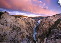 Lower Yellowstone Falls Yellowstone National Park Wyoming