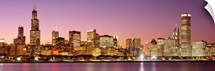 Dusk Skyline Chicago IL