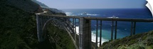 High angle view of a bridge, Bixby Bridge, Big Sur, California