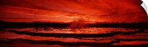 Sunset Great Fountain Geyser Yellowstone National Park WY