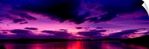 Sunset over an island viewed from Applecross Peninsula Isle of Skye Inner Hebrides Hebrides Scotland