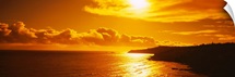 Sunset over the sea, Maui, Maui County, Hawaii