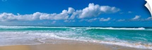 Waves crashing on the beach, Sunset Beach, Oahu, Hawaii