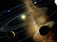 Saturn and solar system
