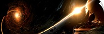 Vision of a black hole destroying a sun