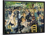 Ball at the Moulin de la Galette, 1876 (oil on canvas)