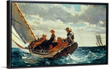 Breezing Up (A Fair Wind) 1873-76 (oil on canvas)