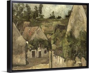 Crossroads at the Rue Remy, Auvers, c.1872 (oil on canvas)