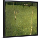 Farmhouse with Birch Trees, 1900 (oil on canvas)