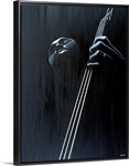 In a Groove (oil on canvas)