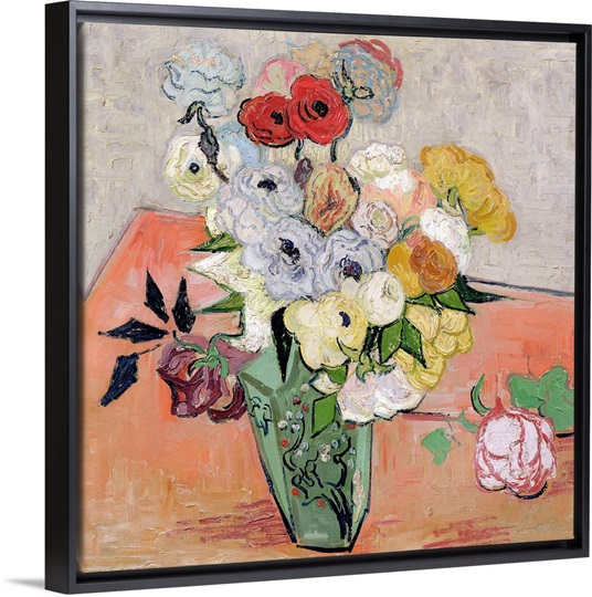 Roses and Anemones, 1890 (oil on canvas)