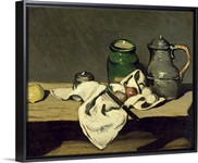 Still Life with a Kettle, c.1869 (oil on canvas)