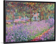 The Artists Garden at Giverny, 1900 (oil on canvas)