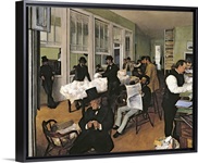 The Cotton Exchange, New Orleans, 1873 (oil on canvas)