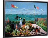 The Terrace at Sainte Adresse, 1867 (oil on canvas)