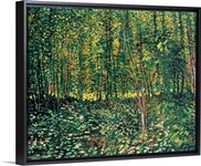 Trees and Undergrowth, 1887 (oil on canvas)