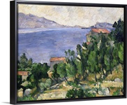 View of Mount Marseilleveyre and the Isle of Maire, c.1882 85 (oil on canvas)