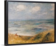 View of the Sea, Guernsey (oil on canvas)