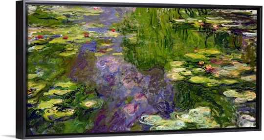 Waterlilies (oil on canvas)