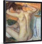 Woman combing her hair, c.1886 (pastel)