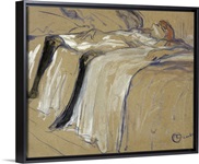 Woman lying on her Back Lassitude, study for Elles, 1896 (oil on cardboard)
