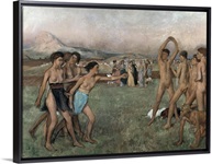 Young Spartans Exercising, c.1860 (oil on canvas)