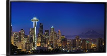 Image of Seattle Skyline in morning hours.