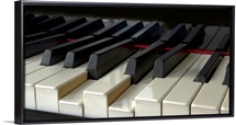 Piano keyboard.