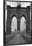 The Brooklyn Bridge in New York City.